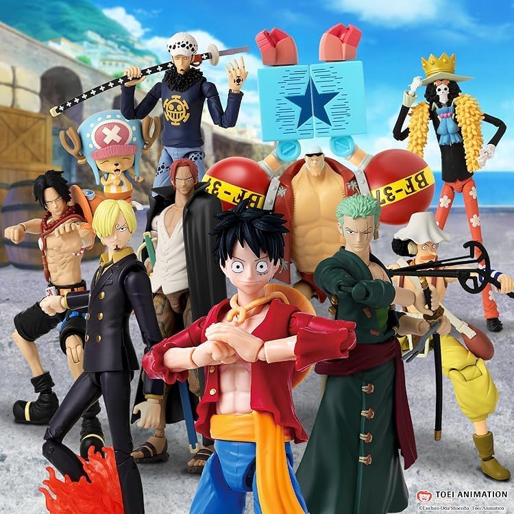 Ban Dai Bandai Anime Heroes One Piece Monkey D. Luffy Renewal Version 6.5-Inch - Image 3